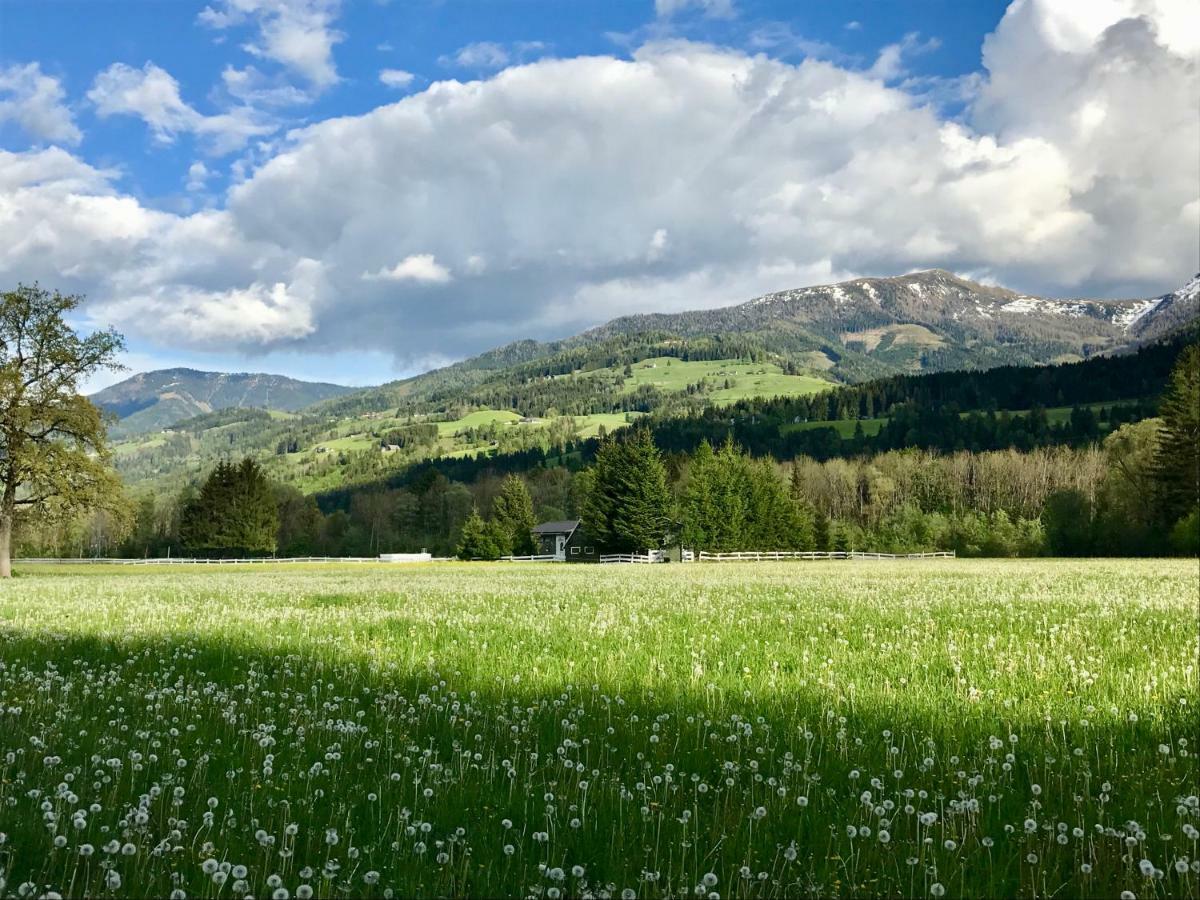 Traumhafte Wohnung Auf Pferde Ranch Aich  Exteriör bild